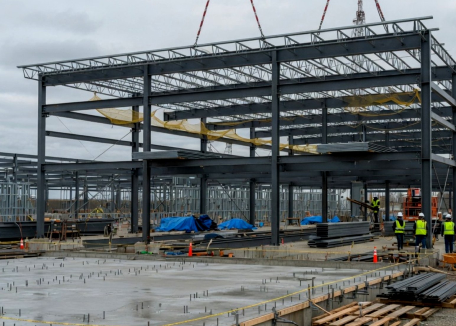 Kiểm soát bụi và phân vùng khi cải tạo brownfield