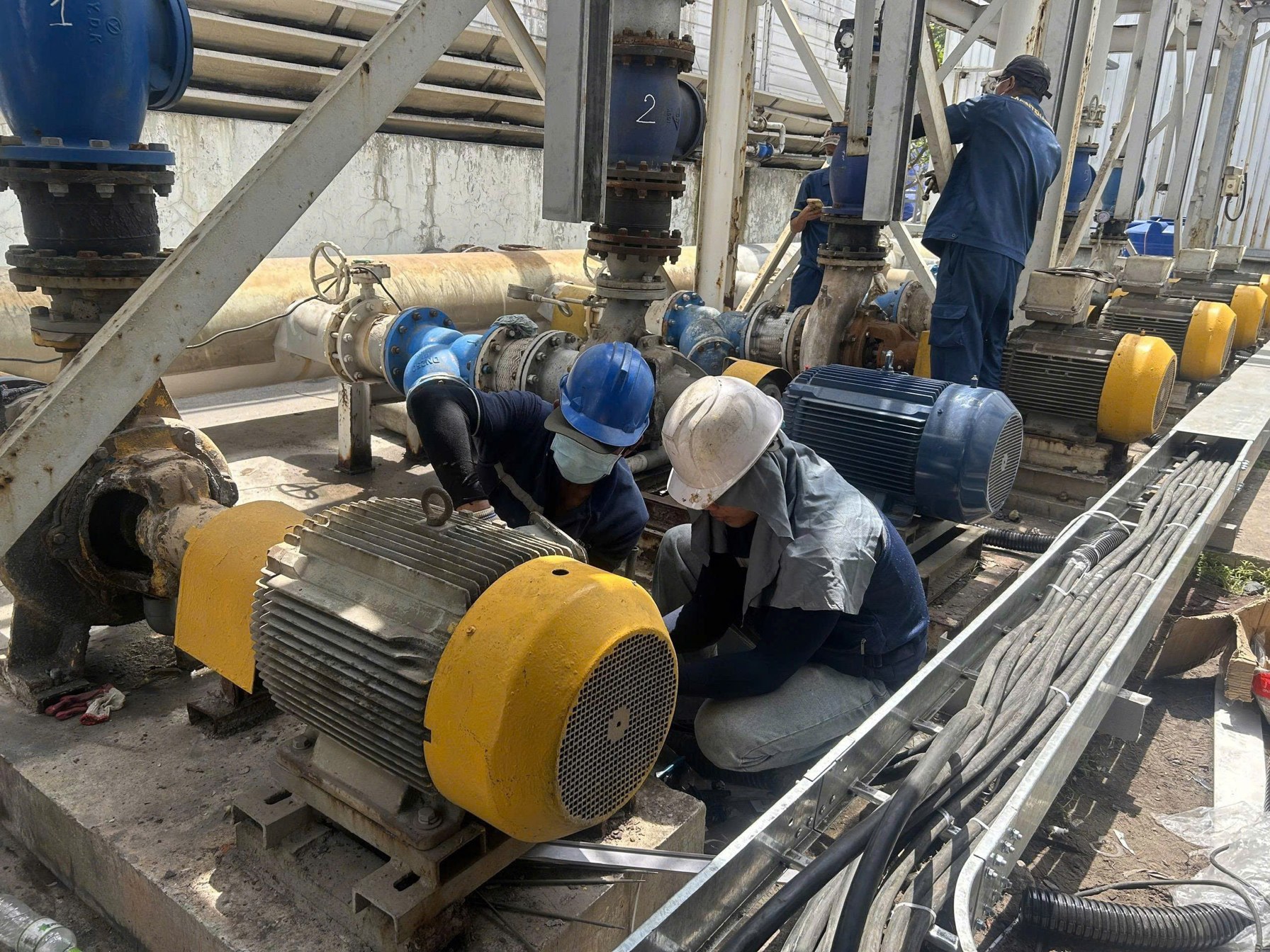 Water pump system installation — Hiep Sung